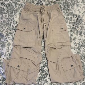 PacSun Men's Tan Cargo Pants